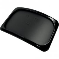 License Plate Mount Gloss Black Large Radius