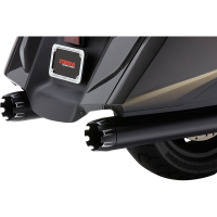 4\" Slip-On Muffler, Dual-Cut, Black