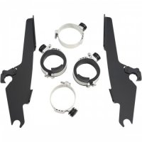 Batwing Hardware Mount Kit Black V-Star 650-1100 98-15