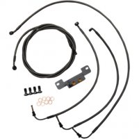 Handlebar Cable/Brake Line Kit Midnight S/S mini FL 17-19