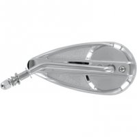 Mirror Teardrop Slim Arm Chrome Left