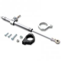 Steering Damper Kit Silver FXD 06-17