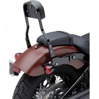 Backrest Kit Detachable Square Black 14" FLHC/S 18-20