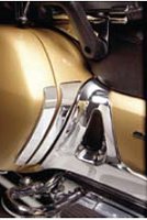 SADDLEBAG SCUFF PADS CHROMED