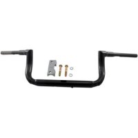 Handlebars 1.5\" Twin Peaks Gloss Black 8\" FLH 99-13