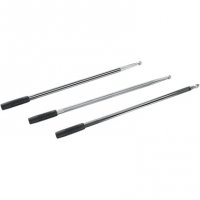 Antenna Billet Black/Natural Round/Grooved