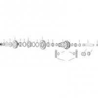 Second Gear Countershaft 21 Tooth 4 speed B/T 48-79