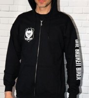 Zip Up 3 Logo Hoodie XXX Large Men