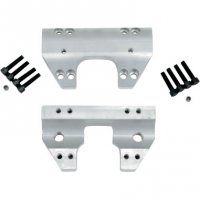 Handlebar Clamp Set Raw 1.25" FLHR 95-13