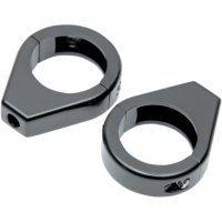 Turn Signal Fork Clamp Black 41mm (pair)