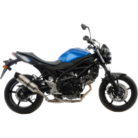LV ONE EVO Stainless steel Slip-On for SUZUKI SV650/X 17-24