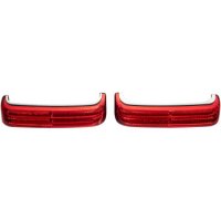 Saddlebag Lights Low Profile Sequential Chrome/Red FL 14-20