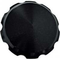 Gas Cap Black Smooth Vented Serrated HD 96-15