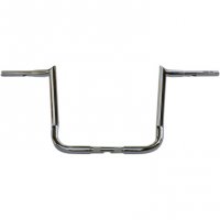 Handlebar Chubby Hooked Chrome 14\" FLHT/X 96-19