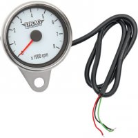 TACHOMETER 2.4" WHITE FACE