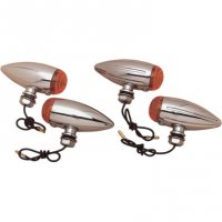 Marker Lights LED Chrome/Amber/Amber (PR)