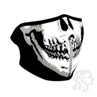 Half Face Mask Neoprene Skull Face