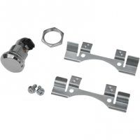 Fuel Door Latch Push Button Chrome FLHT 92-20