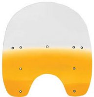 Windshield Replacement Gradient Yellow 17\" Softail/Dyna