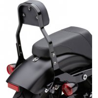 Backrest Kit Detachable Square Black 11" Softail 00-17