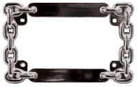 License Plate Frame Chain Style