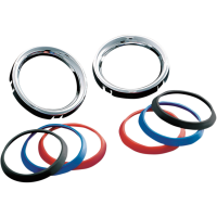 Bezels in colour for Small Gauges FLHT 86-13