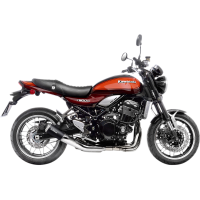 LV-10 Black stainless steel Slip-On for KAWASAKI Z900 RS/Cafe 18-24