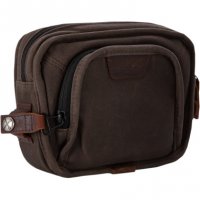 Handlebar Bag Dark Oak Waxed Cotton Oak