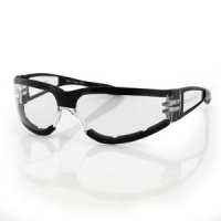 Shield II Sunglasses Black/Clear