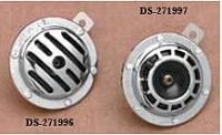CHROME 4" HORNS: DS-271996 Slotted