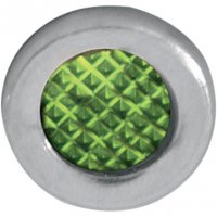 INDICATOR LIGHT W/BEZEL GREEN (EA)