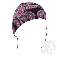 FLYDANNA HEADWRAP PURPLE PAISLEY