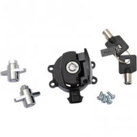 Ignition Switch Side Hinge/Saddlebag Lock Kit Gloss Black FLHR 14-20