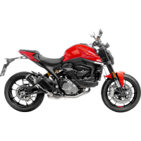 LV-10 Black stainless steel Slip-On for DUCATI Monster 937 21-24
