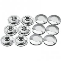 Plugs For Handlebar Clamps Chrome (12PK)