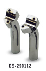 BUFFALO RISERS: BIG BUFFALO 1.5" RISERS (PR) straight risers for 1-1/2" bars # 1803-1509